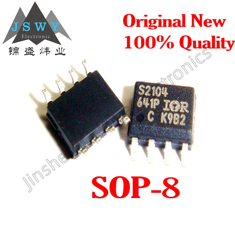 

(10/50 PCS) IRS2104STRPBF IRS2104 S2104 SOP-8 Driver Chip Brand New Original In Stock Fast Shipping Electronic Components