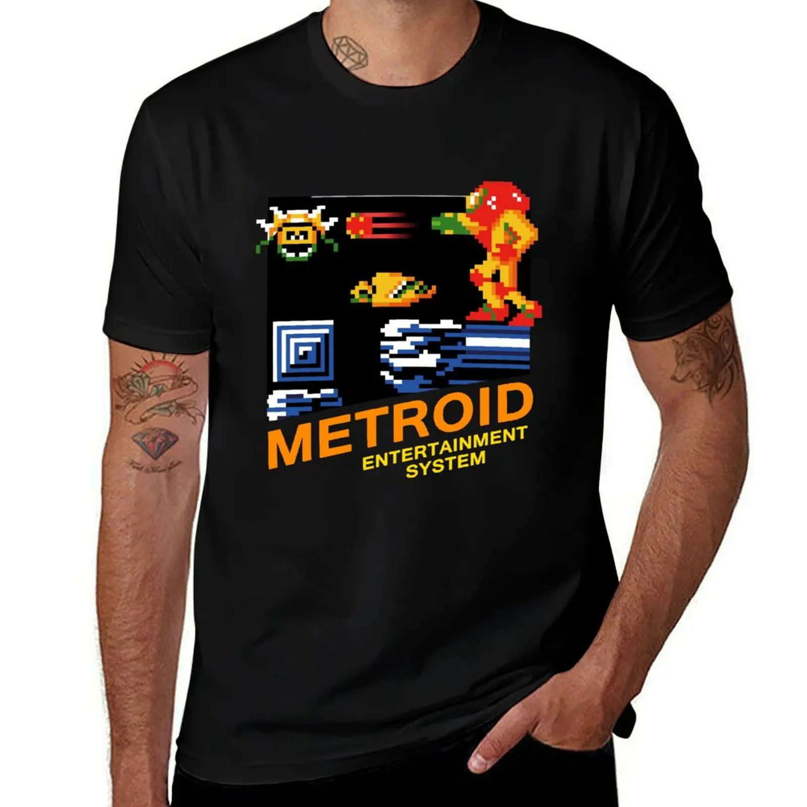 Retro Classic Games T-Shirt Relaxed Casual Short Sleeve Tee