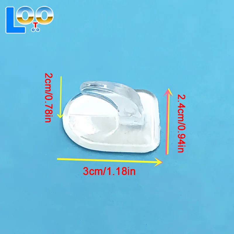 1 шт. дверной крючок, клейкие настенные крючки, прозрачные противоскользящие бесследные сверхмощные наклейки на крючок, наклейка на стену для ванной комнаты и кухни