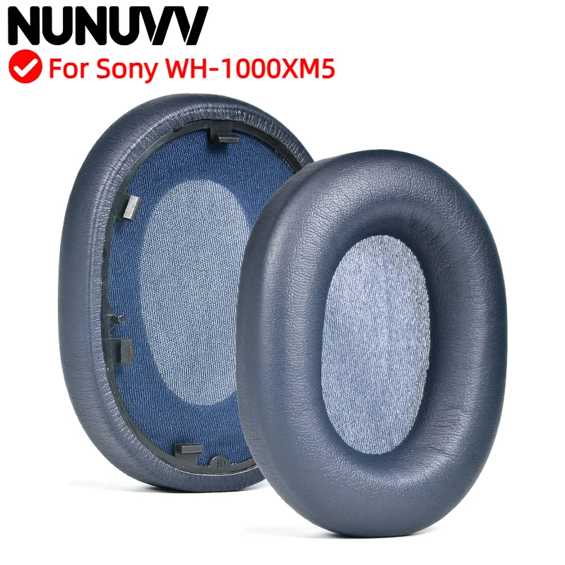 

NUNUVV Replacement Protein skin Ear Pads Cushions For Sony WH-1000XM5 Headphone Soft Memory Foam Pads/Earpads 9.29