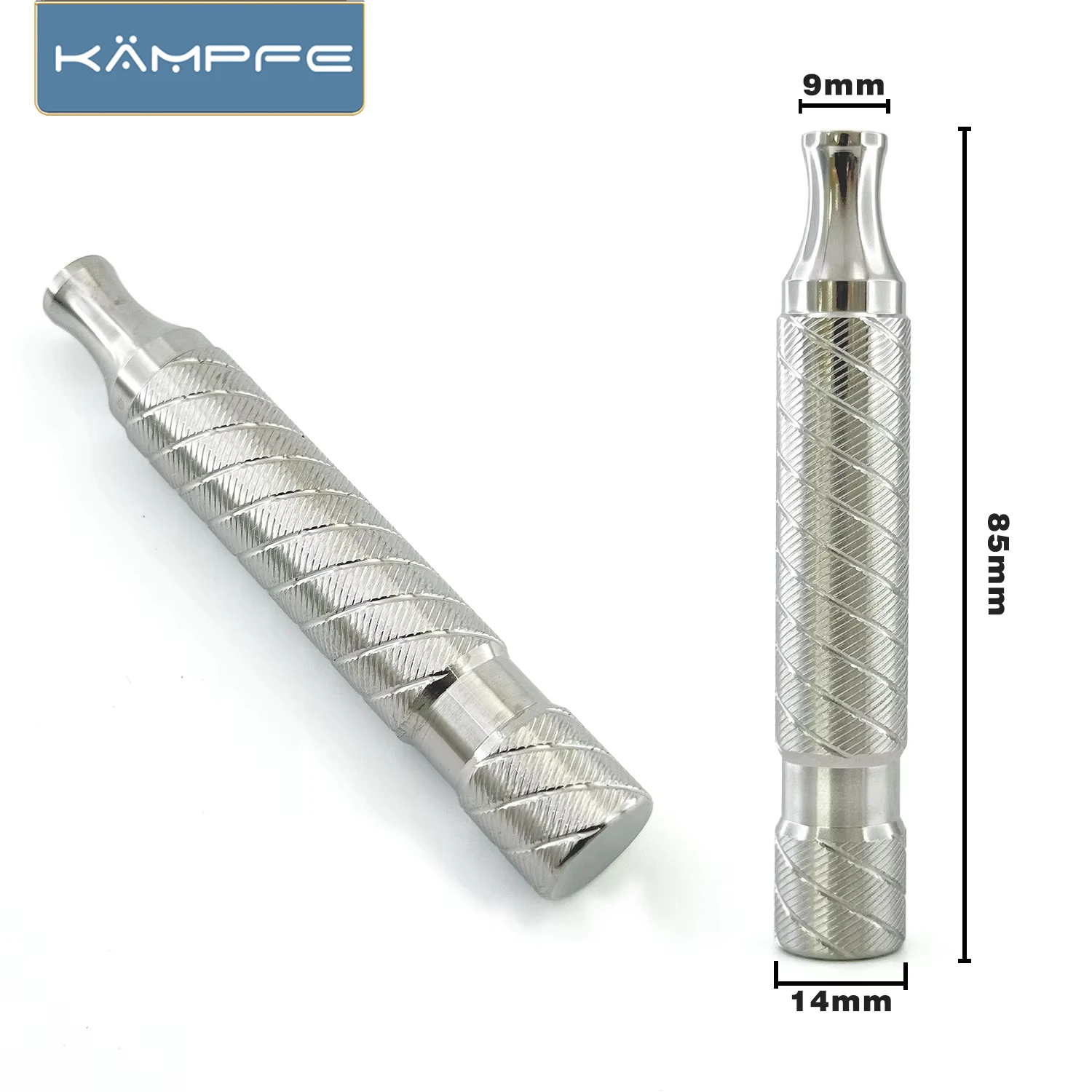 kampfe-cnc-stainless-steel-safety-razor-handle-universal-m5-thread-manual-shaver-grip-replacement-polished-metal-handles-for-men