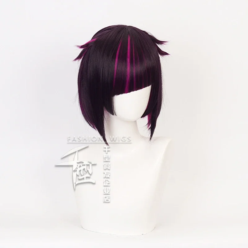 Anime Twisted Wonderland Lilia Vanrouge Short Wig Cosplay Costume Heat Resistant Synthetic Hair Men Women Wigs + Wig Cap