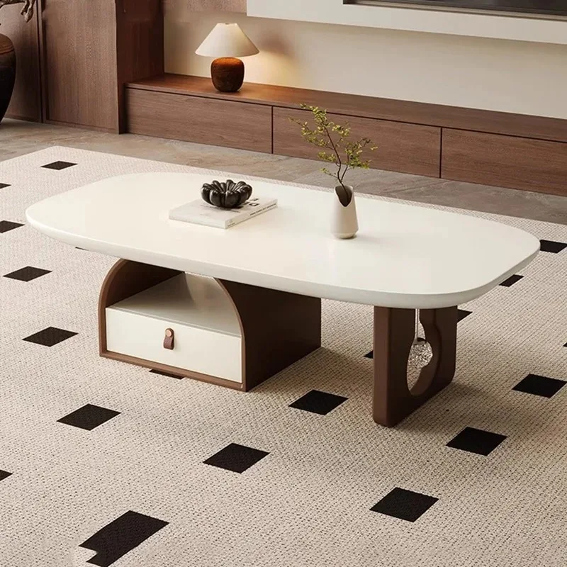 

Aesthetic Simple Coffee Table Party Storage Nordic Luxury Modern Coffee Table Living Room Save Space Meubles Hotel Furniture