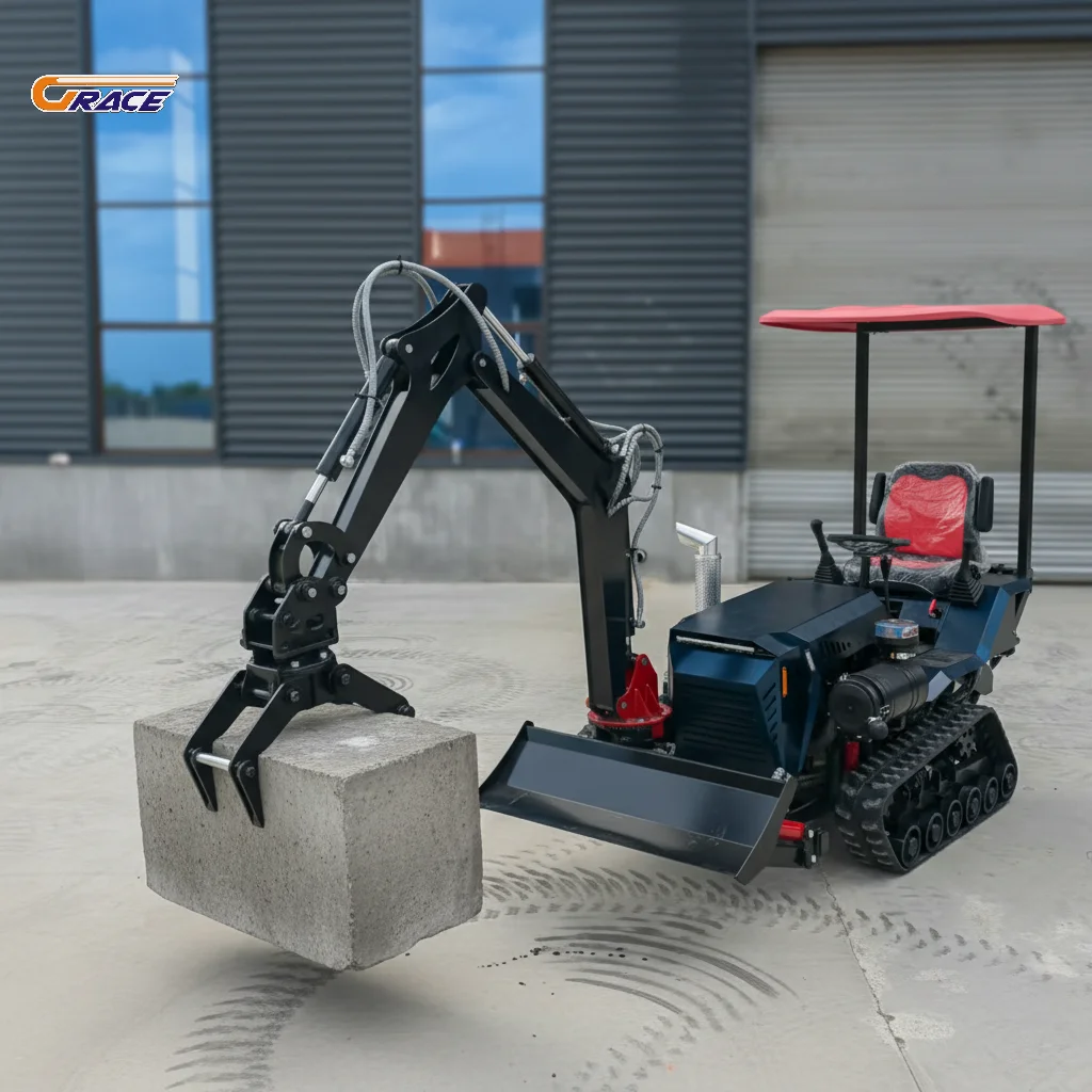 

Compact 25HP Mini Crawler Tractor EURO 5 EPA Multifunctional Farm Tractor For Plow/Drill Factory Wholesale