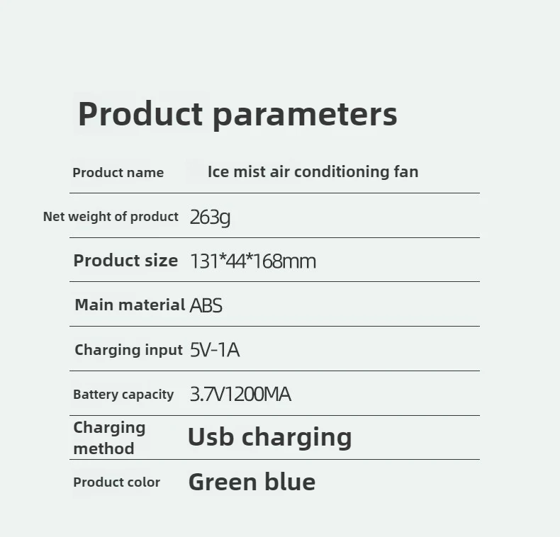 ครัวเรือน Mini USB ชาร์จแบบพกพาความชื้นพัดลมเครื่องปรับอากาศขนาดเล็ก,หอพักนักเรียนเดสก์ท็อปสเปรย์พัดลมหมุนเวียน