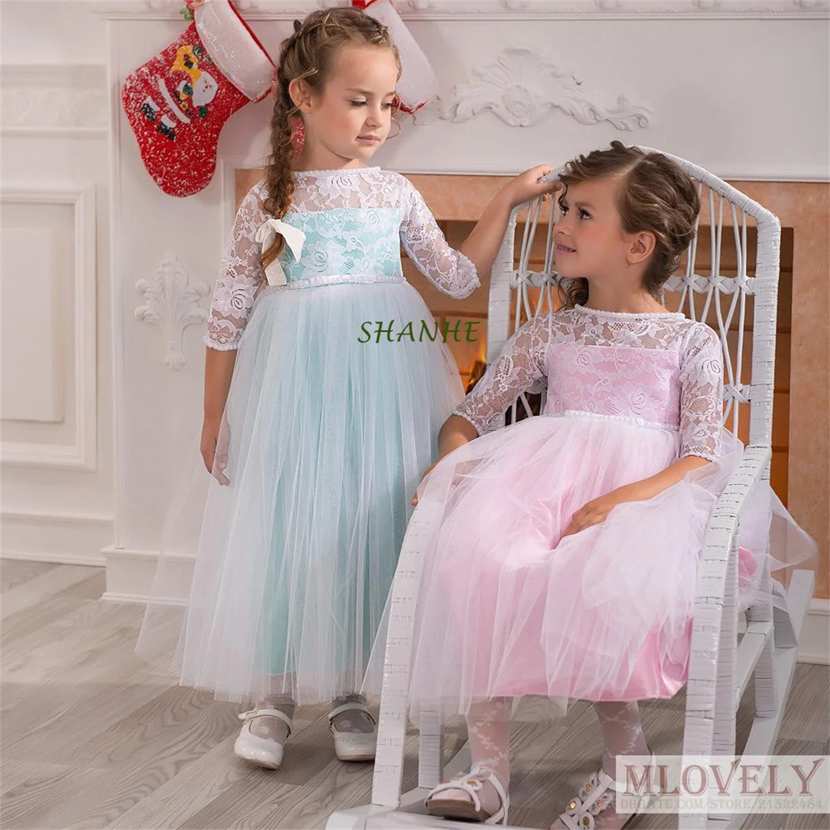 Vestidos de niña de flores para boda, Halloween, Pascua, cumpleaños, vestido de princesa, fiesta de comunión, desfile de graduación, vestido de boda de dama de honor