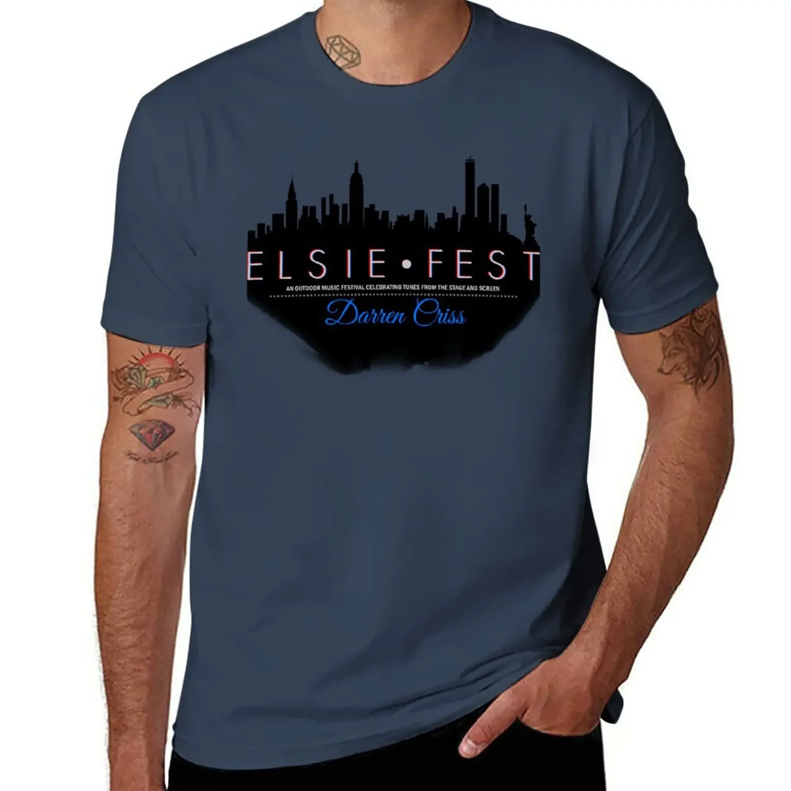 Elsie Fest NY T-Shirt blacks cute clothes sports fans men t shirt