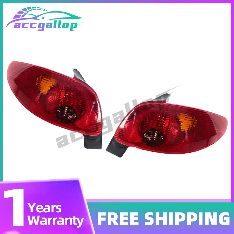 

Rear Bumper Tail Light For Peugeot 206 2002 2003 2004 2005 2006 5 Door Hatchback Turn Lights Brake Lights Reverse Lights No Bulb