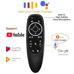 Smart Voice Remote Control Wireless Air Fly Mouse 2.4g G10 G10s Pro Gyroscope Ir Infrared Learning Bluetooth For Android Tv Box