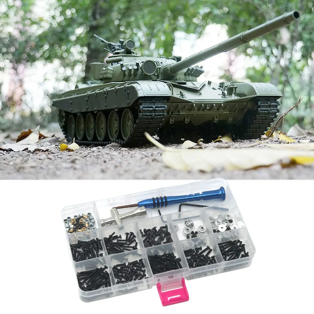 Rcgofollow Schroeven Kit Box Rc Auto Deel Stofdicht Rc Schroeven Kit Box Voor 1 16 Wpl C14 Off-Road Rc Upgrade Deel Rc Auto