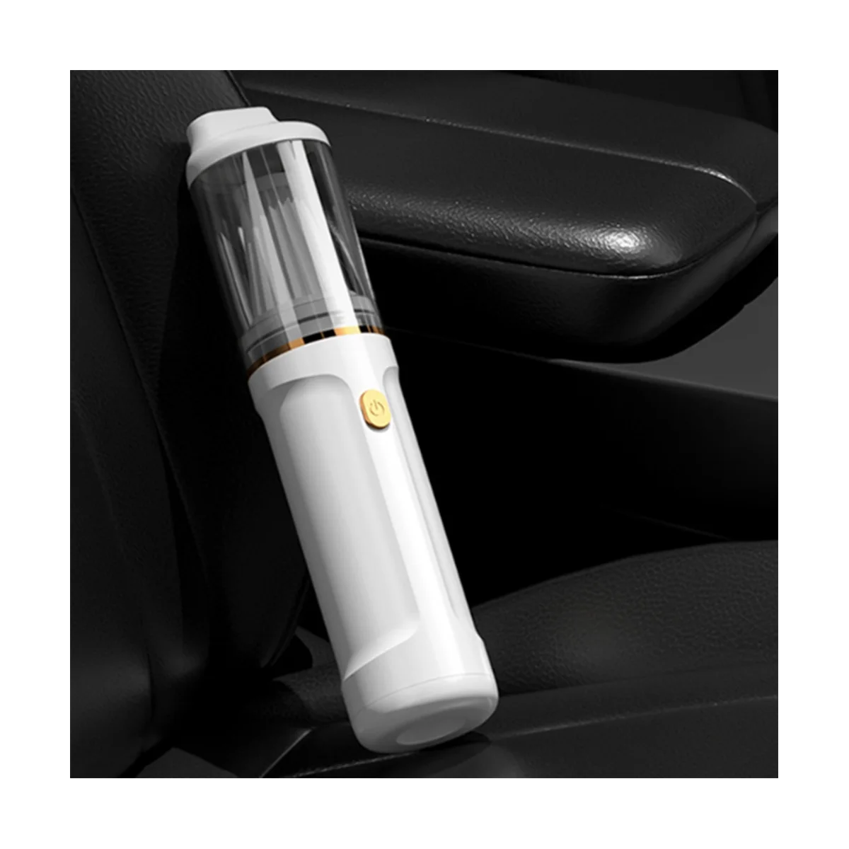 Aspirapolvere per auto senza fili aspirapolvere portatile senza fili per auto aspirapolvere per auto per uso domestico Dual- Mini bianco