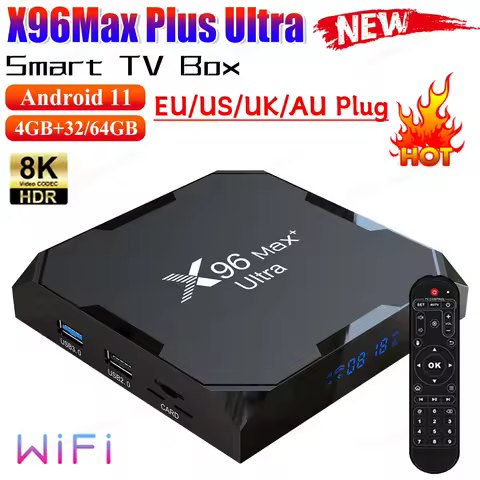 2025 NEW Smart TV Box Android 11 BT4.X 2.4G/5G Dual WiFi 8K HD Media Player 4GB+32/64GB EU/US/UK/AU Plug Set Top Box