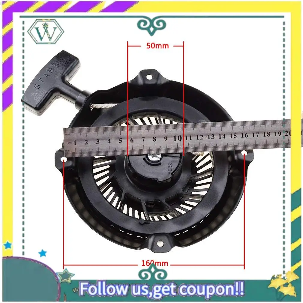 

A82U-Starter Replacement Pull Starter For Briggs & Stratton 591301 693394 791670 795930 WP1550 Recoil Starter Assembly