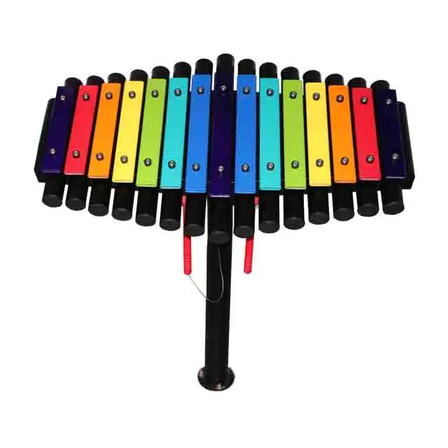 High Quality JMQ-220323 Children's Outdoor Play Musical Instrument Custom Logo Rainbow Steel Percussion Harp for Beginners