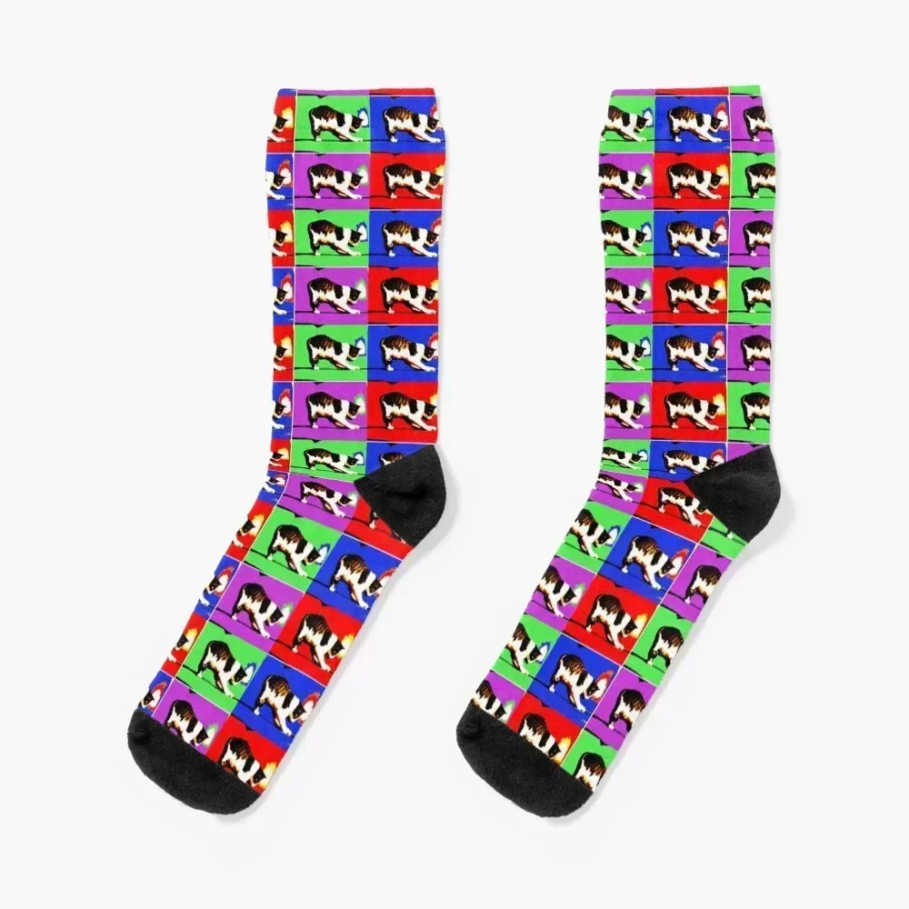 

The Minter Family Squeaky Pop Art Socks funny gifts loose christmas stocking cartoon Men Socks Luxury Brand Women's