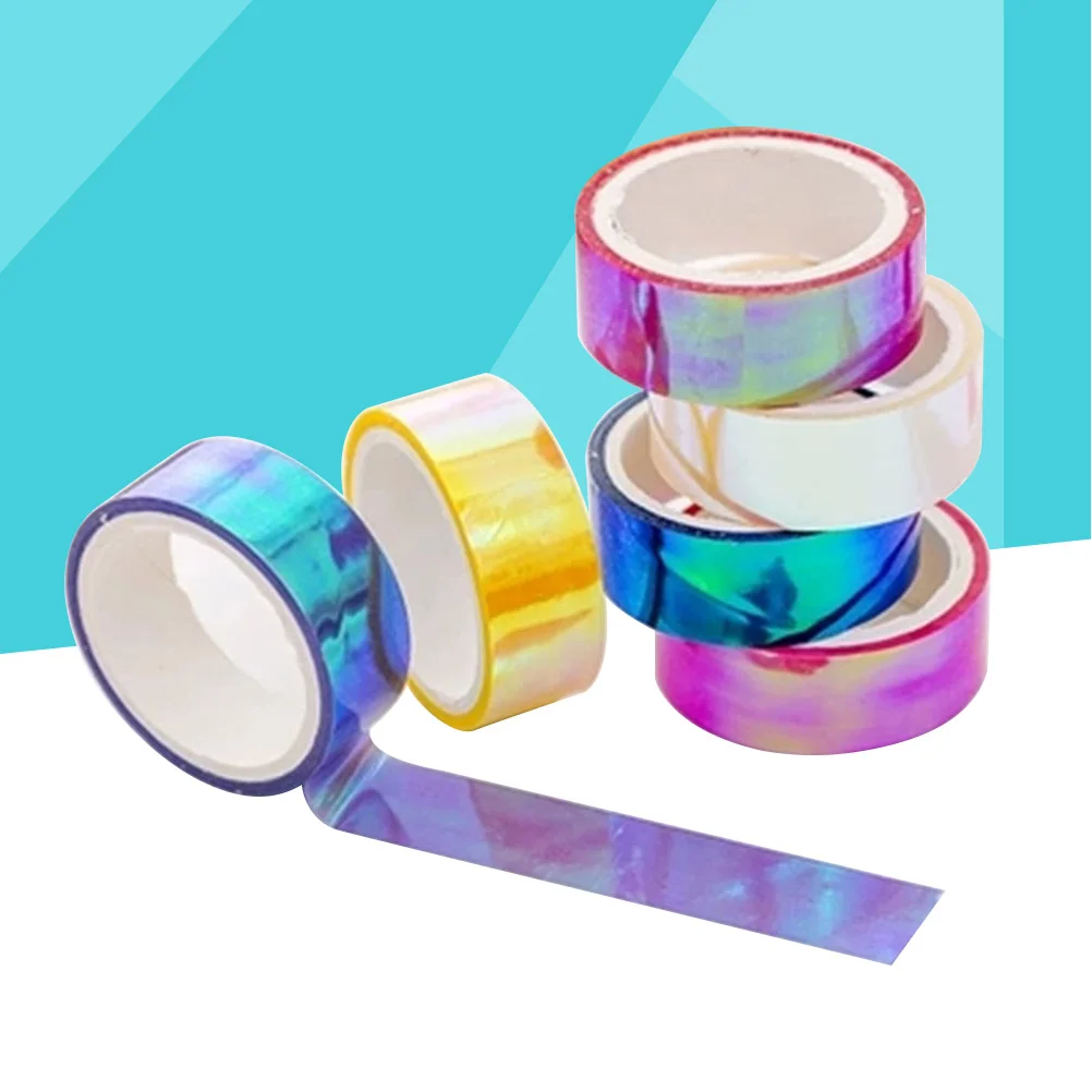 

12 Rolls The Tape Adhesive Film High Viscosity Hand Account Stationery 12pcs Bright Student