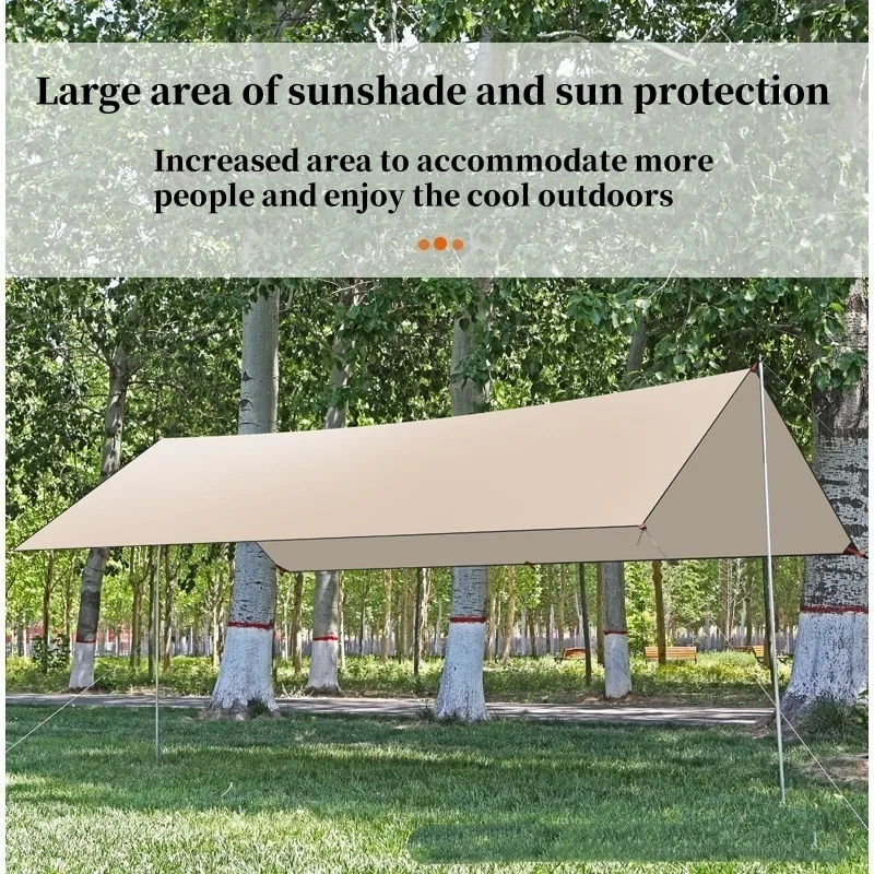 

15d Nylon Silicone Coating High Quality Outdoor Caming Tent Tarp Beach Tent Canopy Tent Umbrella Awning Garden Furniture