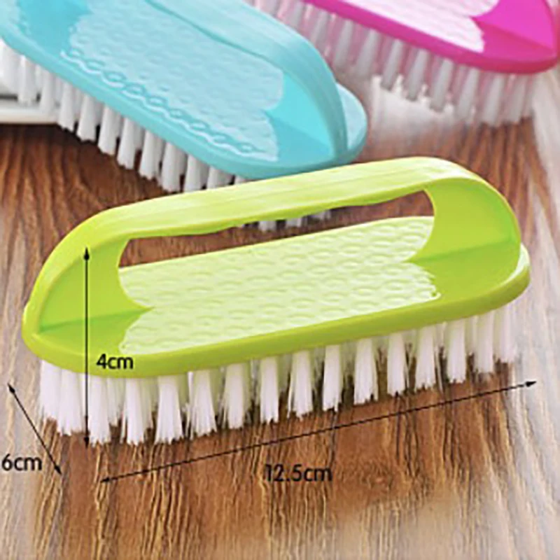 Zufällige Reinigungsbürste mit weichen Borsten für Wäsche, Kleidung und Schuhe – tragbare Kunststoff-Handreinigungsbürste – Detail 3