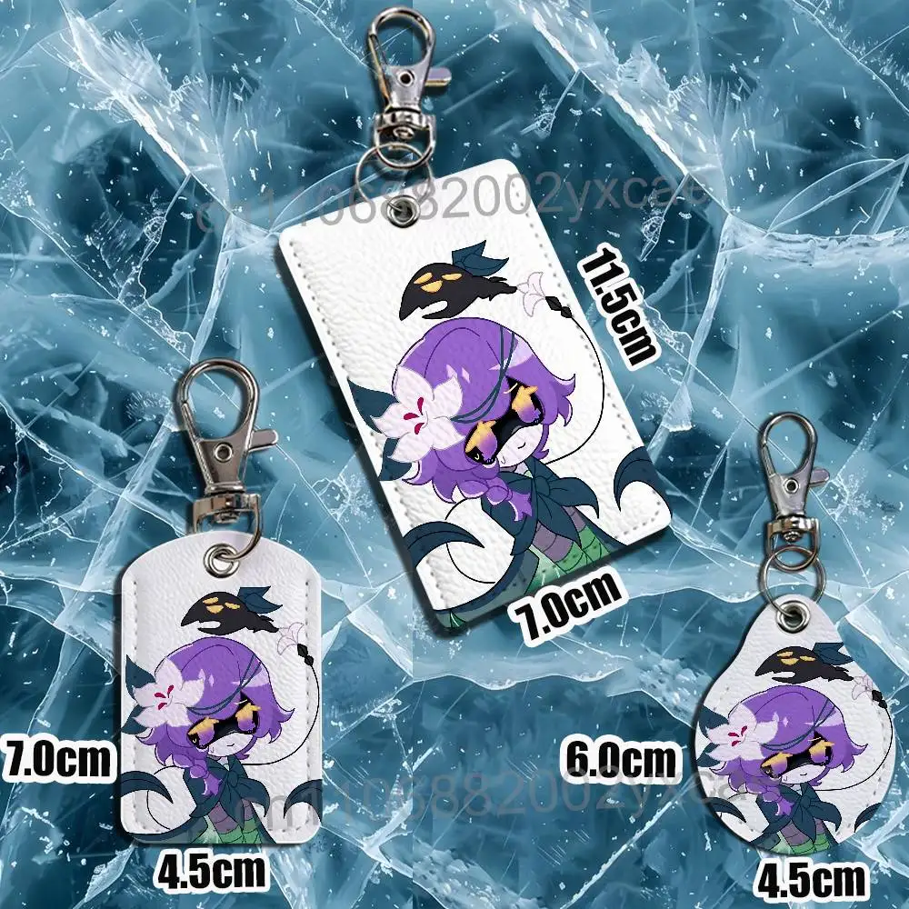 Uzi Doorman game N Murder Drones Cartoon Singer Anime Card Keychain Fashion Pendant Bag ID Door Card Holder Bus Card Cute Adult