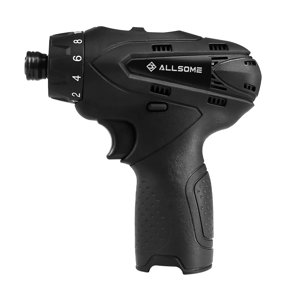 Allsome 12V Cordless 1/4 in. Compact 2-Speed Impact Driver - Tool Only