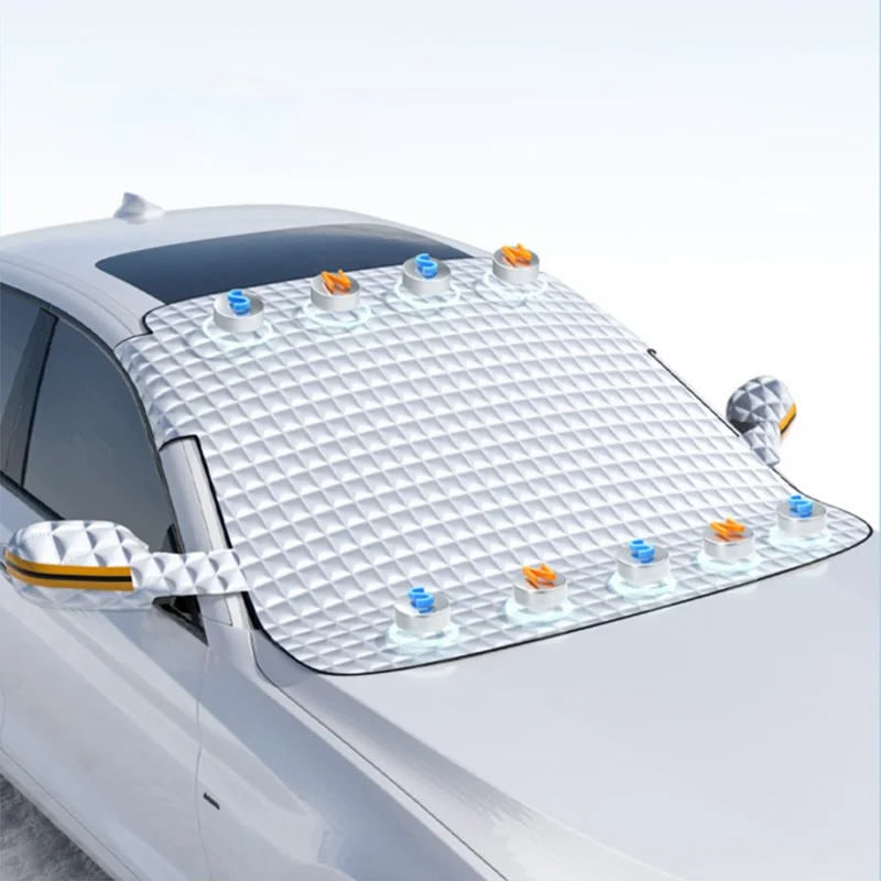 

RazorRide Car Snow Shield Cover Magnetic Sun Shade for Front Windshield Block Cover Winter Automobiles Exterior Cover
