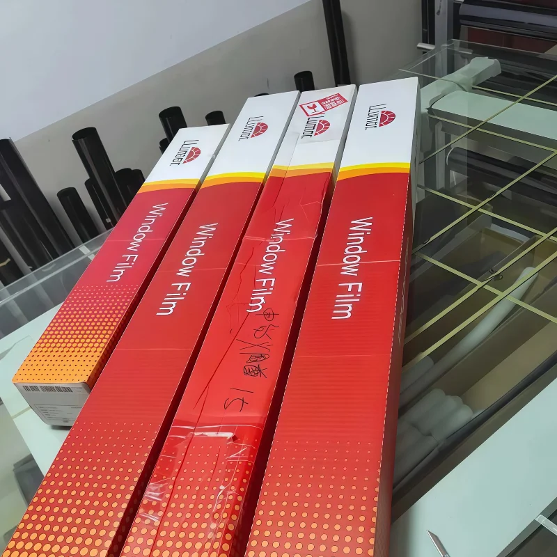 قسط LLumar نانو الكربون نافذة تينت فيلم السيارات فيلم عالية الحرارة الأشعة فوق البنفسجية حجب IRR 35%-45% UV99% PET نافذة السيارة غير التدخل #5