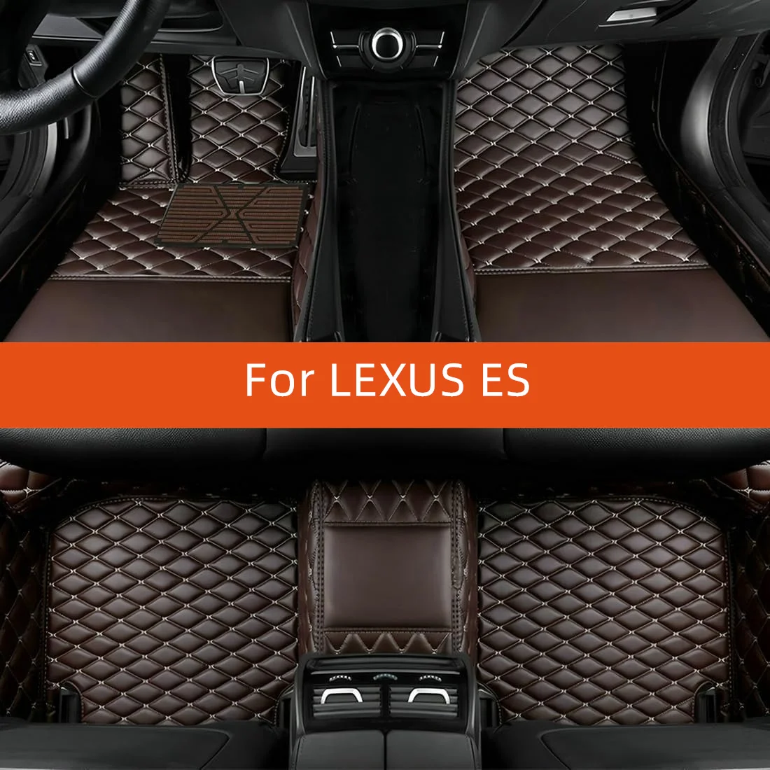 

Custom Leather Car Floor Mat For LEXUS ES 2018 2019 2020 2021 2022 Car Mat Interior Accessories
