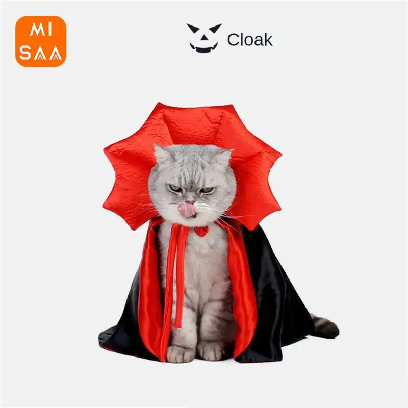 Cat Dog Vampire Cape Lovely Role Play Dress Trend Pet Clothes Essential Cute Puppy Pet Costume Halloween Pet Costumes Clothing