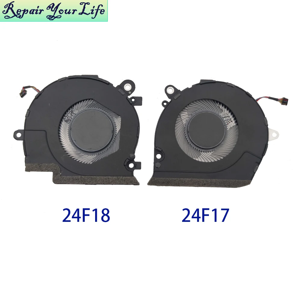 Laptop CPU GPU Fan For Asus Zenbook DUO UX8406 UX8406CA UX8406MA 13NB14X0P04011 13N1-K3P0101 ND55C0W-24F17 Cooler Radiator Fans