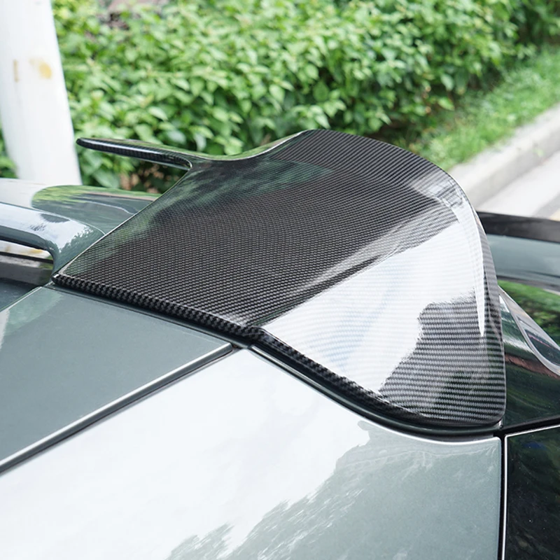 For ZEEKR 001 2021-2025 Car Roof Spoiler Decoration Cover Sticker Exterior Styling Sport Tail Fin Modification Accessories