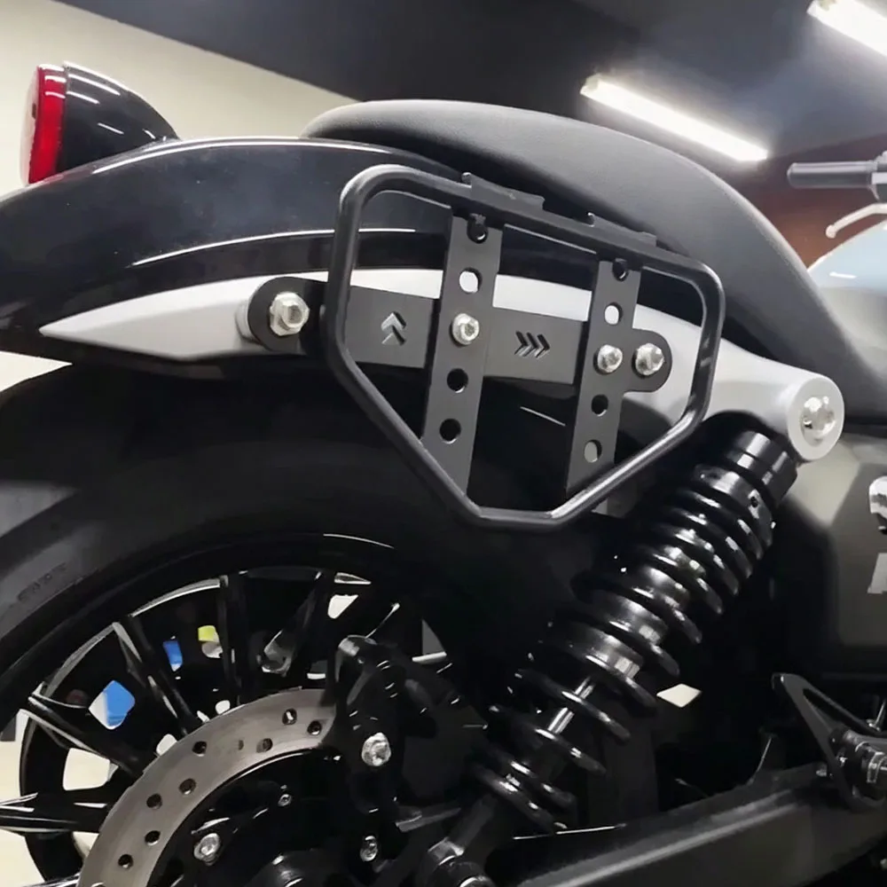 Saddle Side Bag With Side Frame Bracket For KEEWAY V302C V302 C V 302 Motorcycle Luggage Bag