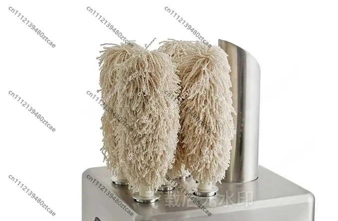 5-Head Fiberglass Polishing Machine, Fiber Brush Polisher, Glassware Grinding BuffingToolSurface Treatment Specialized equipment