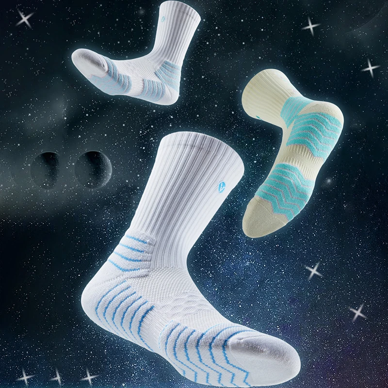 High Quality Professional Brand Sport Socks Breathable Basketball Socks Outdoor Sports Racing Cycling Socks Footwear