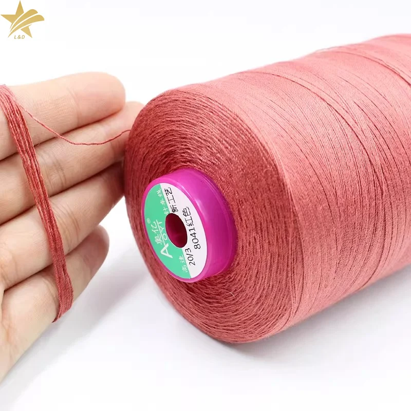 0.35mm 20S3 High-Speed Polyester Thread Sewing Thread for Denim Canvas ,3 Ply Jeans Sewing Thread for Household Use