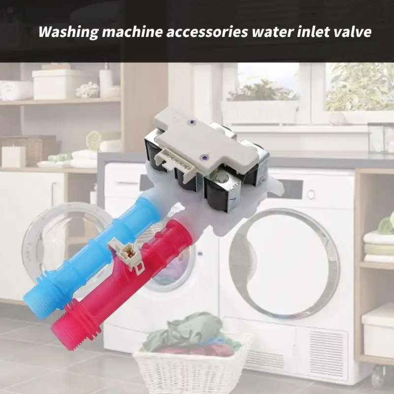 M6CB Plastic Washing Machine Inlet Adapter Quick Connection Hot Cold Water Assembly