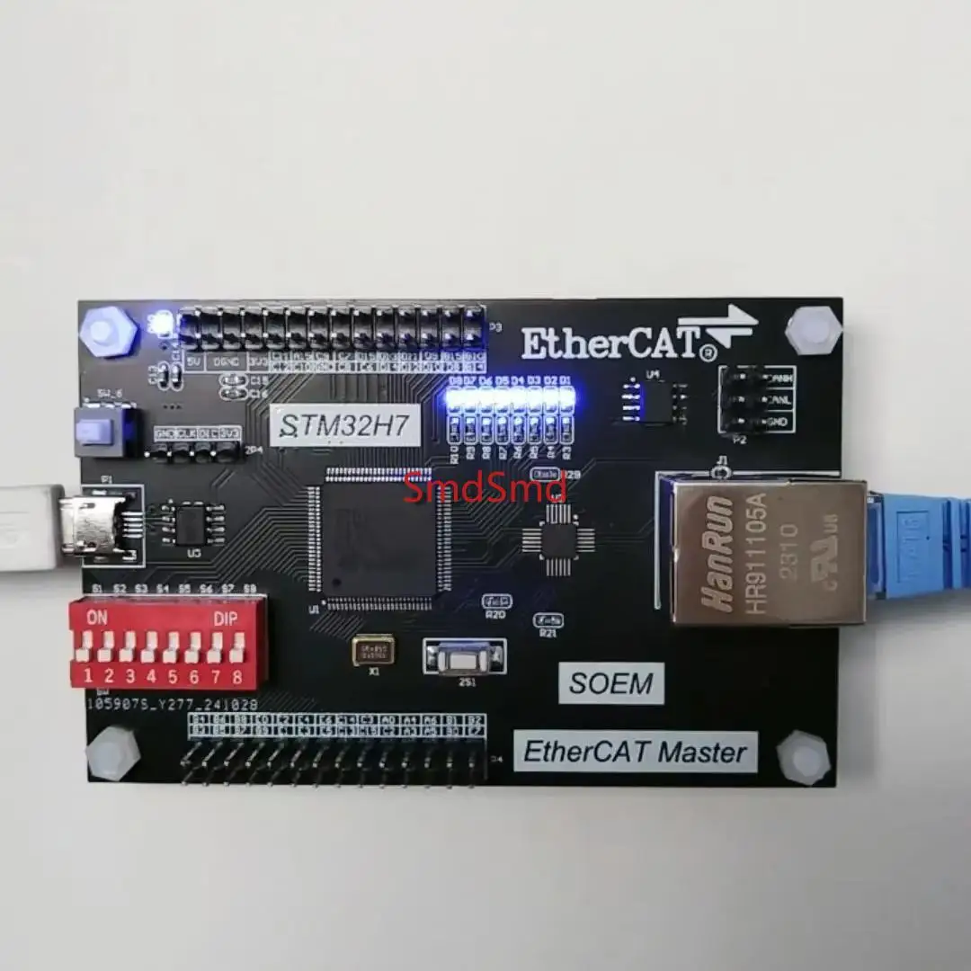 EtherCAT Master Station STM32H743 Supports LAN9252 AX58100 ET1100 and Other Slave Stations