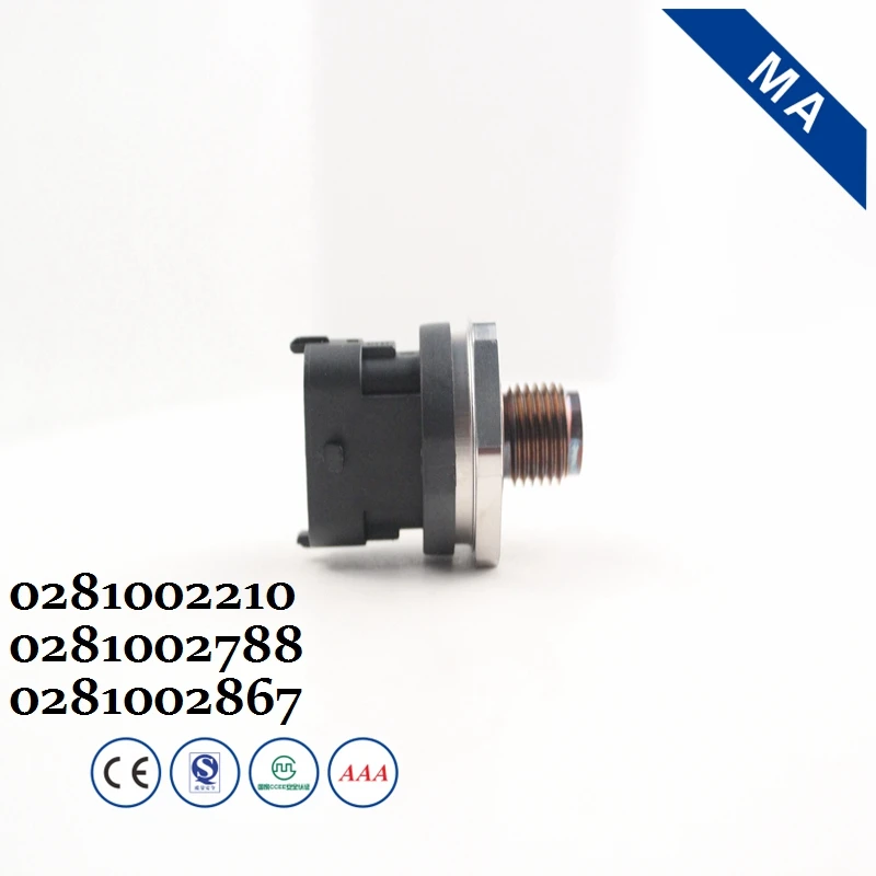 

New 0281002210 0281002788 0281002867 Good Quality Fuel Rail Pressure Sensor For Bosch KIA Sorento Mitsubishi