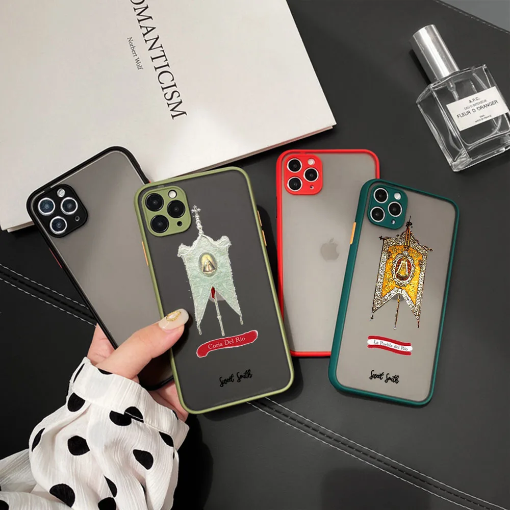 High Quality Christ Badge Church Flag Art Phone Case For iphone 14 13 12 11 15 Pro Max 8 7 Plus SE X XS XR 6S Translucent Cover