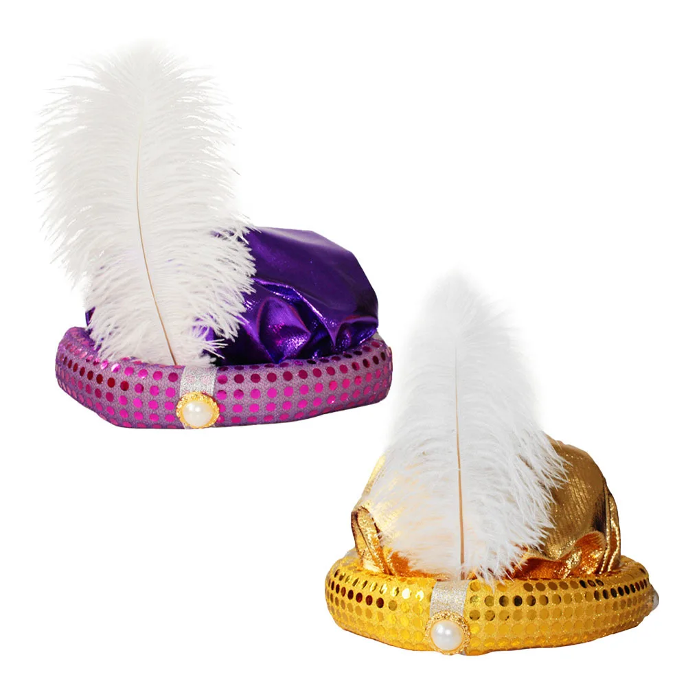 2Pcs Hat Halloween Cosplay Party Props for Adult Children Stage Performance Accessories Hat Party Props