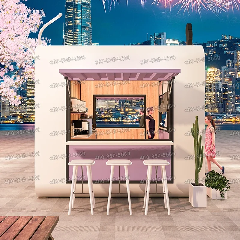 Outdoor container shops, kiosks, mobile houses, commercial shops, coffee and milk tea shops, scenic spots and mobile space capsu