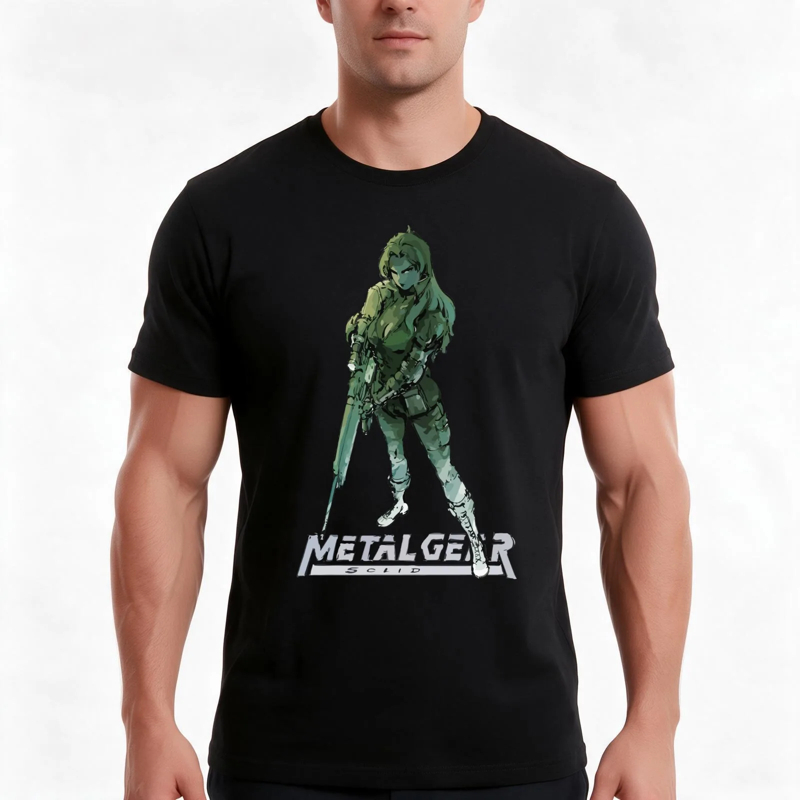 Sniper Wolf T-Shirt Summer Casual Cotton Tee Oversized Streetwear Tops Vintage Graphic Print Loose Fit Short Sleeve