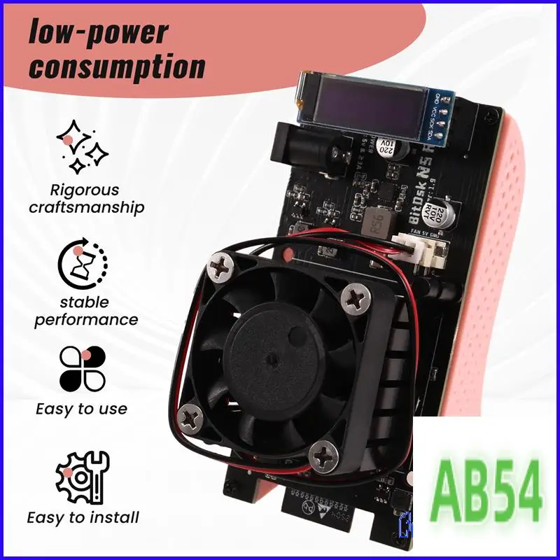 

SB-EU Plug Bitaxe BM1397 ASIC Bitcoin Miner, 200Gh/S - Solo BTC Mining, Energy Efficient