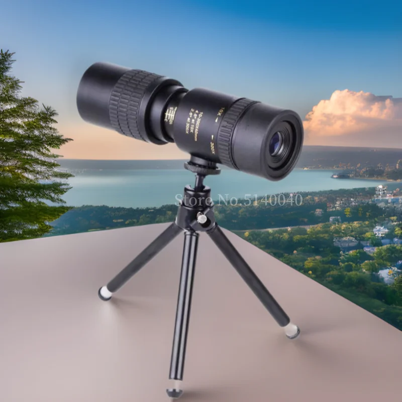 

Монокулярный телескоп 10-300x40 с зумом, высокой мощностью и четкостью изображения, оптическая призма Bak4, подходит для концертов, зоопарков или спортивных мероприятий