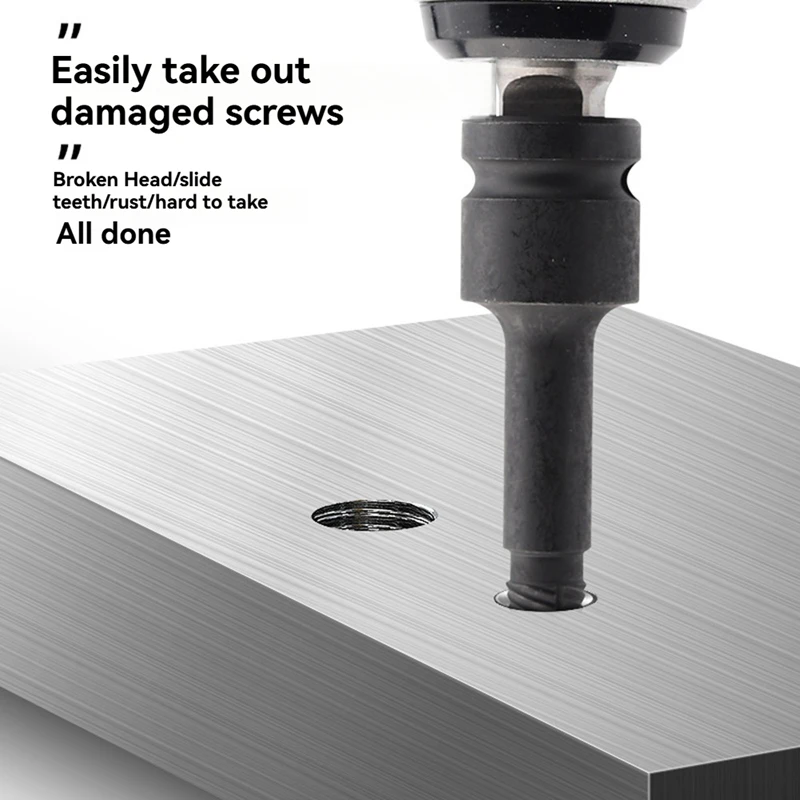 ABPQ-10PCS Wrench Break Wire Extractor Screw Extractor Screw Stud Extractor Damaged Extractor Drill Bit Set
