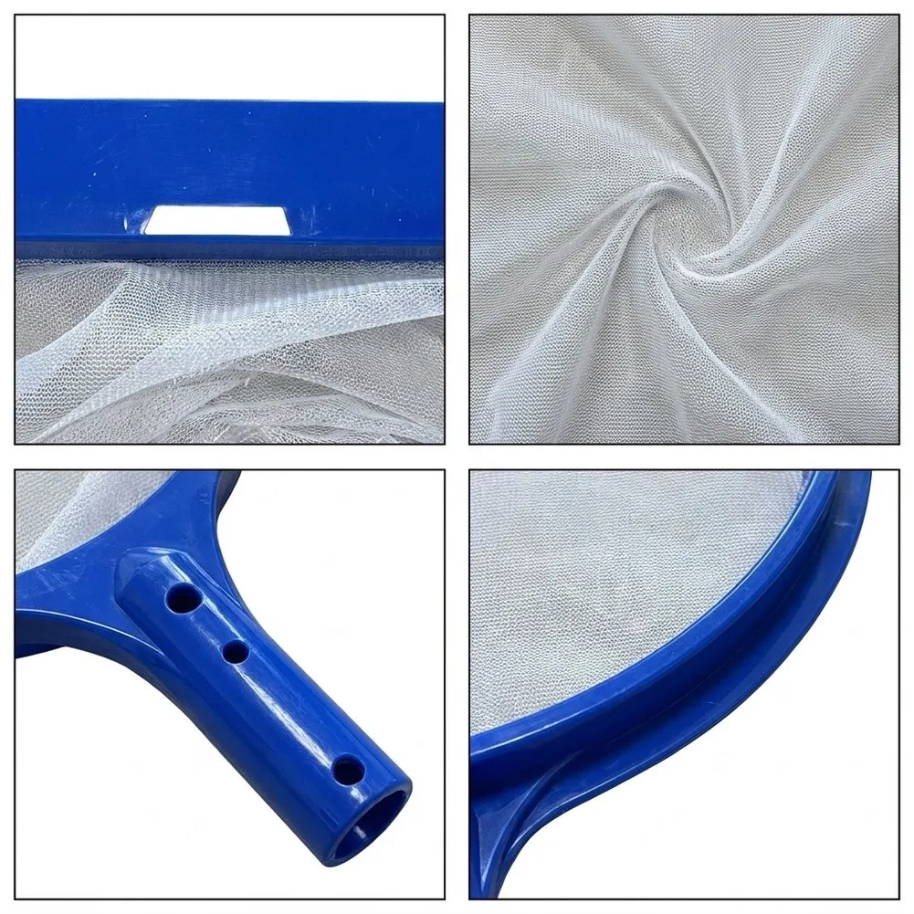 Easy Pool Maintenance Tool Pond Cleaning Tool 13 Inches Fine Mesh Skimmer Gentle Plastic Frame Suitable For Concrete Pools
