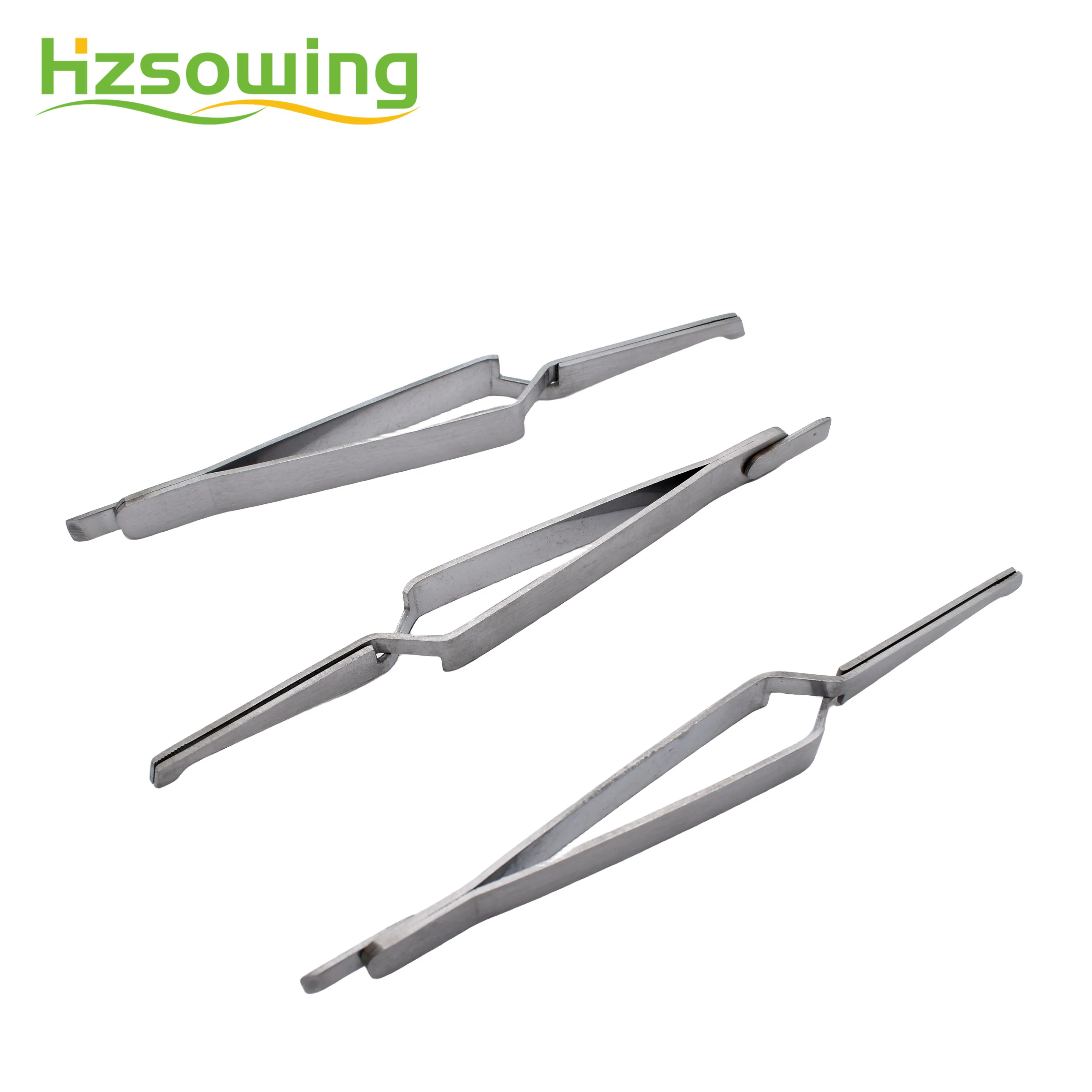 Bracket Tweezers Holder Dentistry Istrument Orthodontic Stainless Steel Serrated Tweezers Plier for Teeth Care Tools