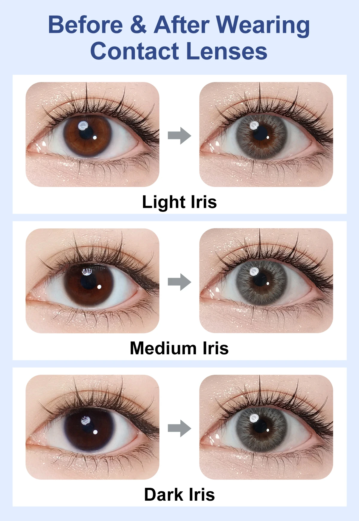 (0,00~-6,00) MAGISTER 14,0mm Kleindurchmesser-Kontaktlinsen mit Dioptrien Farbige Kontaktlinsen für Augen-Make-up 6 Monate – Detail 15