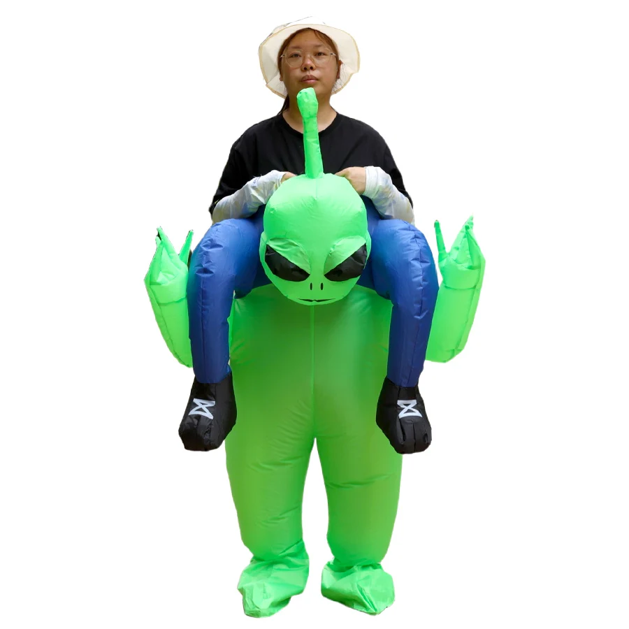 Aufblasbares ET-Kostüm für Erwachsene und Kinder, Anime Purim Cosplay, lustiges aufblasbares Partykleid