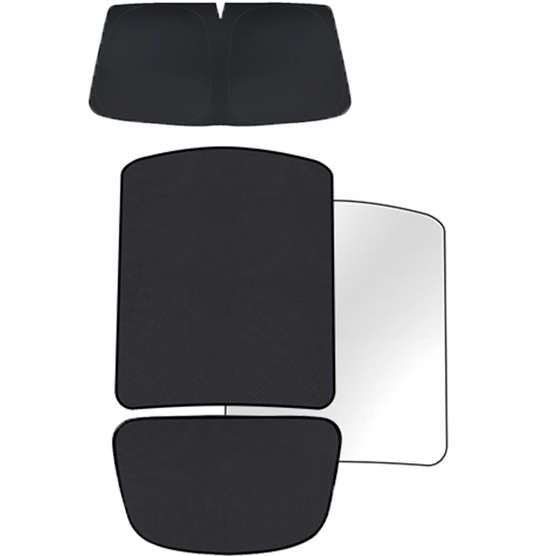 Product price high quality sunshade for Tesla model S unopenable version TS-1002 4pcs/set