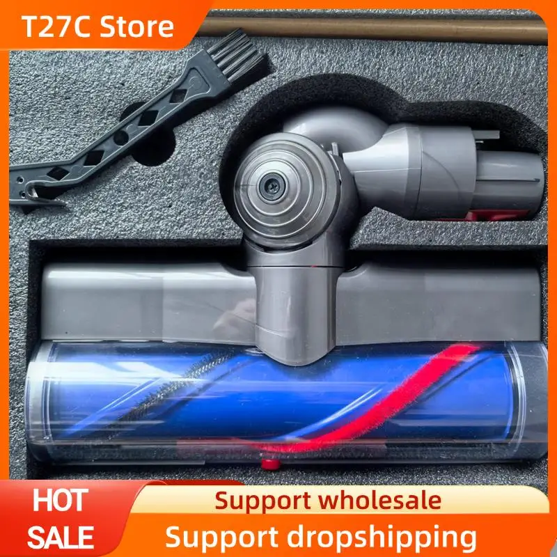

T27C Cleaner Replacement With LED Lights For Dyson V7 V8 V10 V11 V15 Direct Drive Head Quick-Release Head Cleaner Brushes